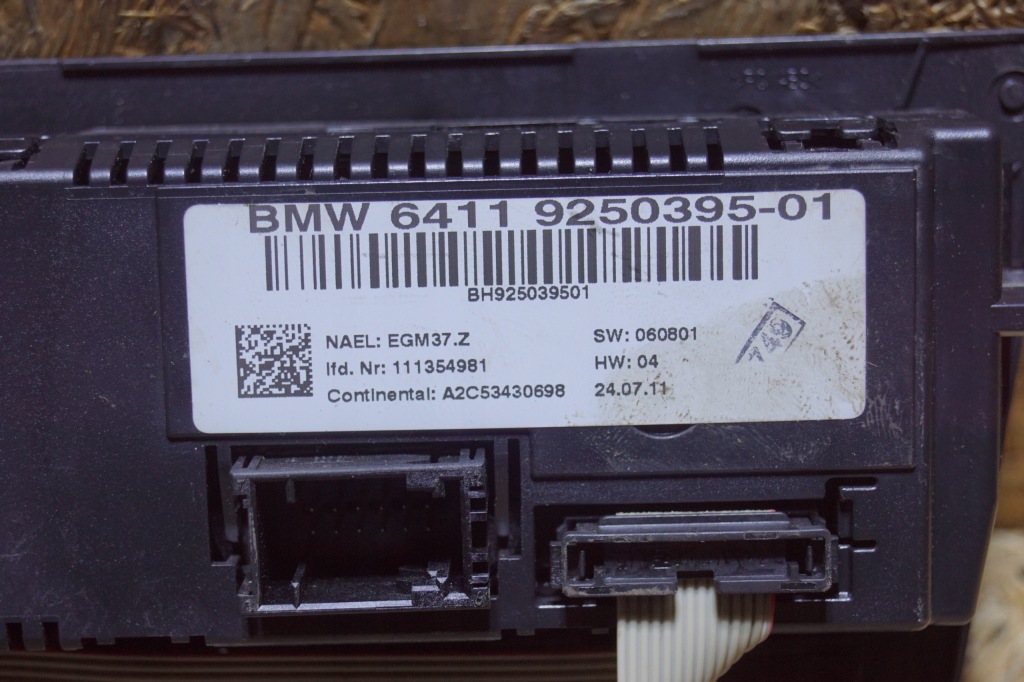 фото №12, Панель кондиціонера bmw e92 lift обігрів 9250395