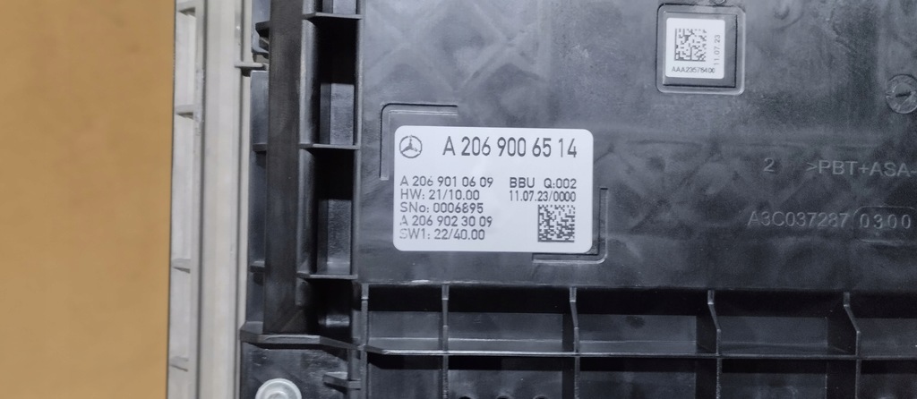 фото №16, Экран монитор дисплей mercedes c-klasa w206 a2069006514