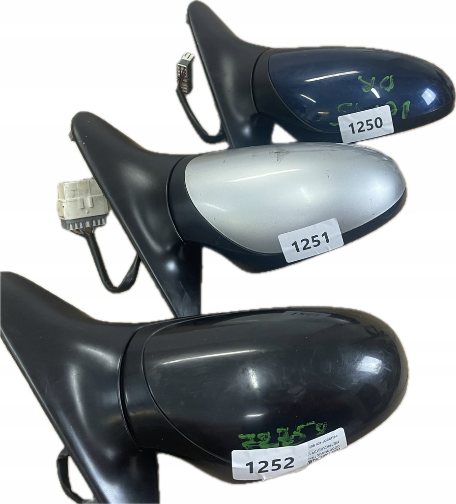 фото №11, Peugeot 406 95-04r зеркало правое электрический 7 pin разные цвета