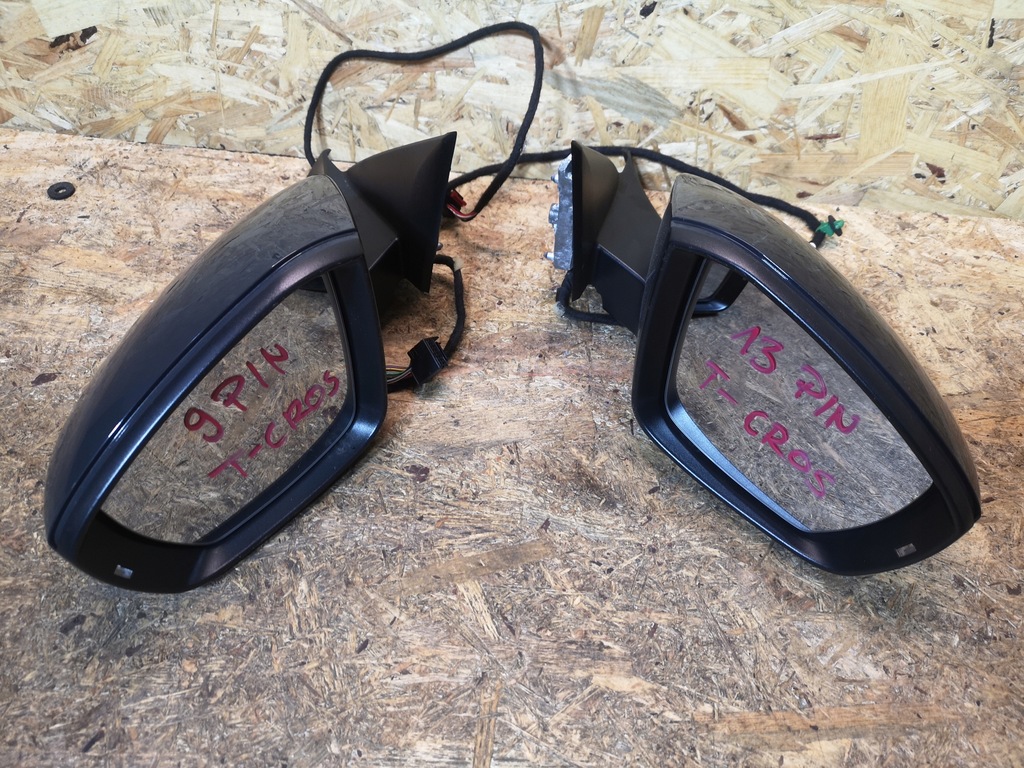 фото №1, Vw t-roc дзеркало праве 13-pin ліва 9-pin
