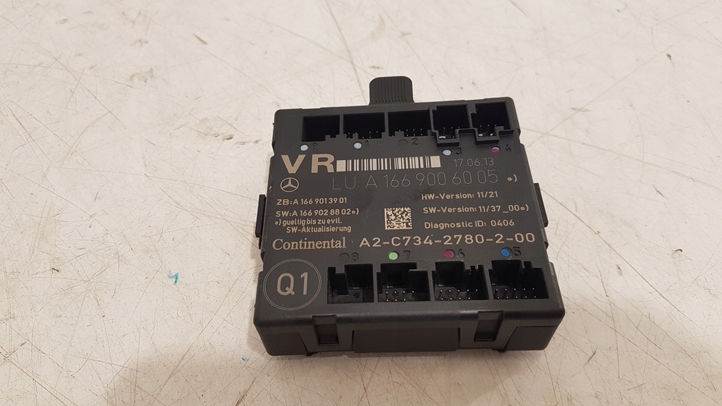 фото №1, Mercedes a176 блок керування модуль двері правий перед a1669006005