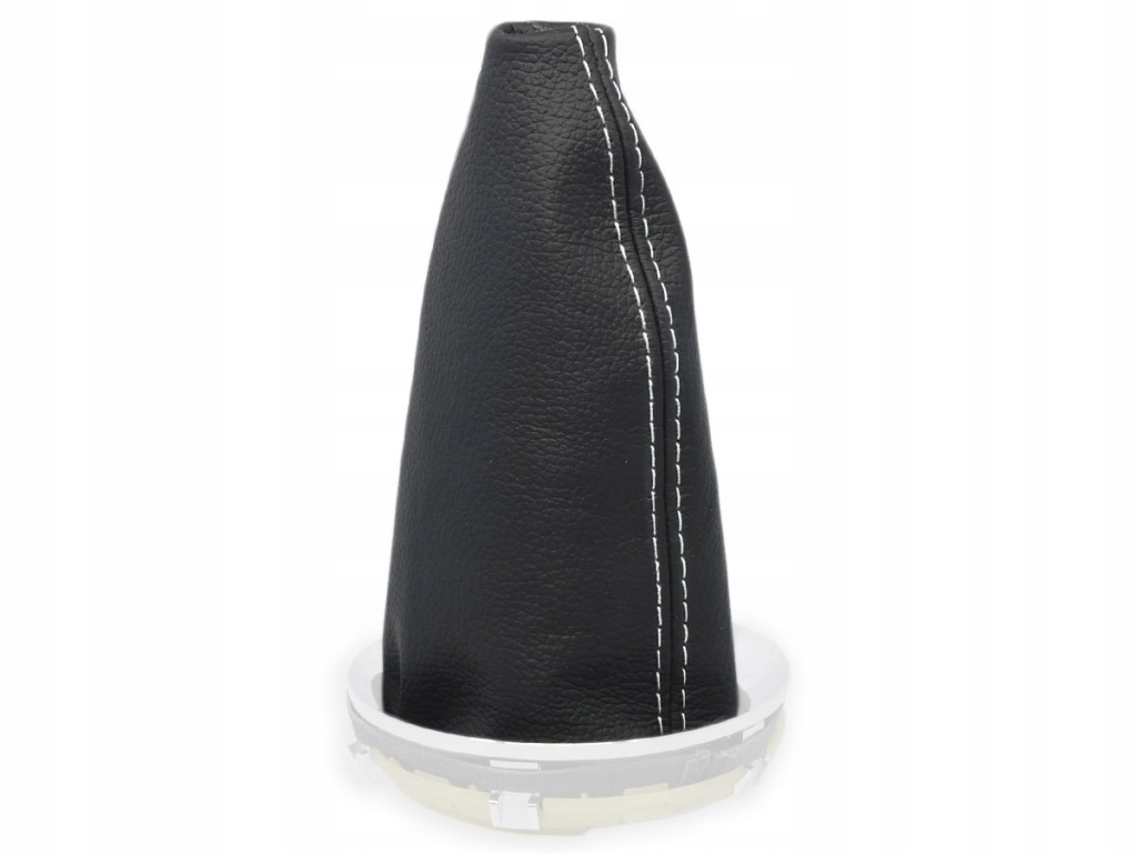 Купить Mini cooper r56 r55 чехол переключения передач черная кожа белый нити