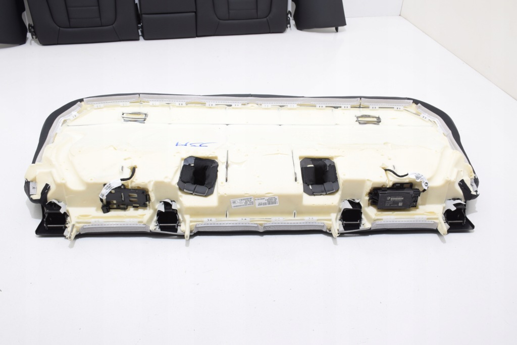 фото №13, Bmw x4 g02 lci оббивка сидіння заднє сидіння шкіра czarna вентиляція обігрів