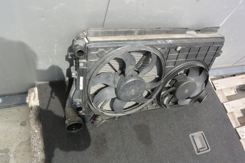 фото №10, Радіатор kpl вентилятор 1.4 tsi vw scirocco iii