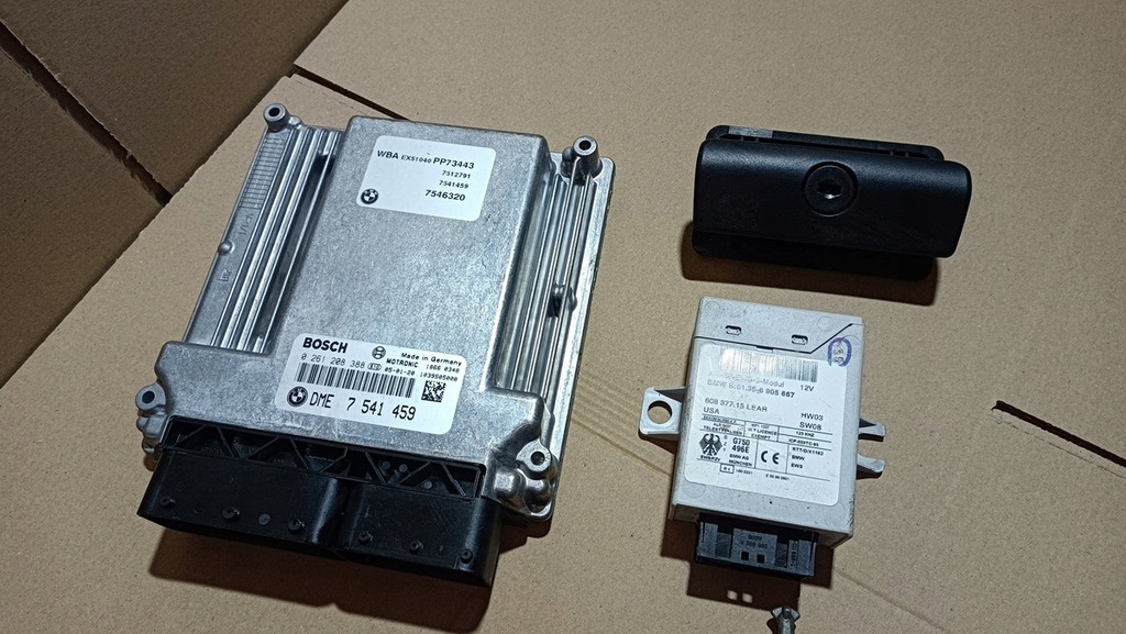 фото №6, Блок управления бортовой компьютер набор стартовый bmw e46 318i n46b20 2,0 бензин механическая коробка передач