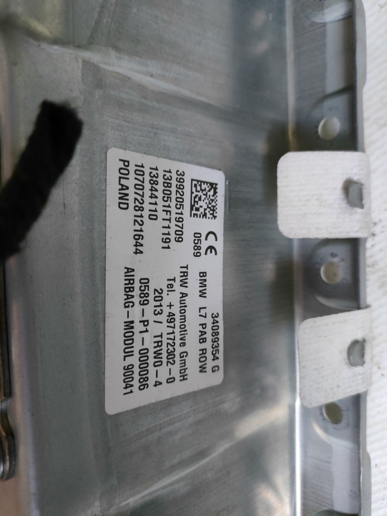 фото №3, Bmw f20 f21 подушка пассажира