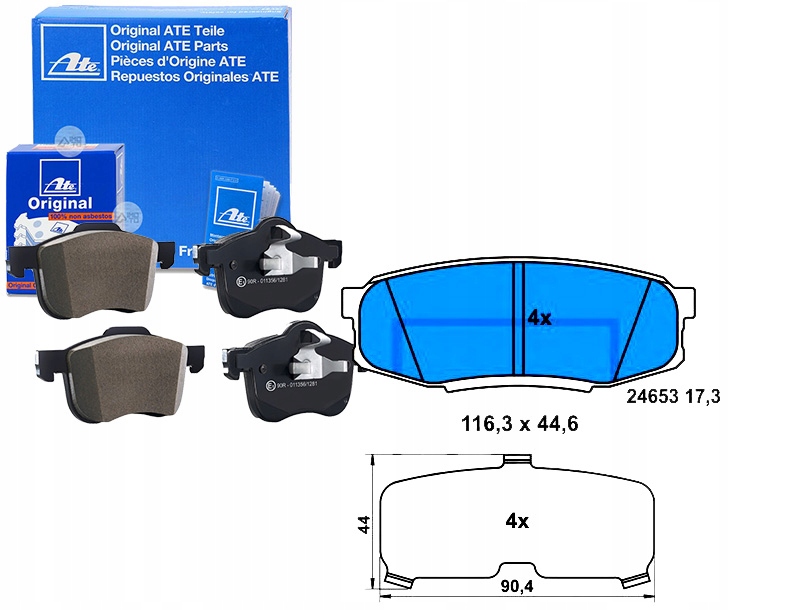 фото №1, Тормозные колодки тормозные lexus lx toyota land cruiser land