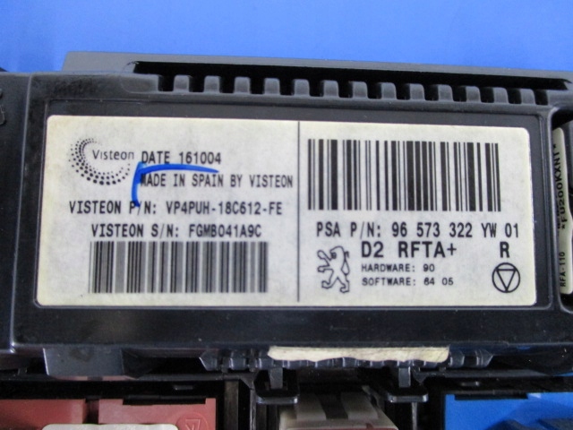 фото №3, Peugeot 407 i панель обдув climatronic 96573322