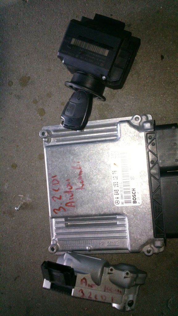 фото №4, Набор стартовый замок зажигания do mercedesa w 211 3.2