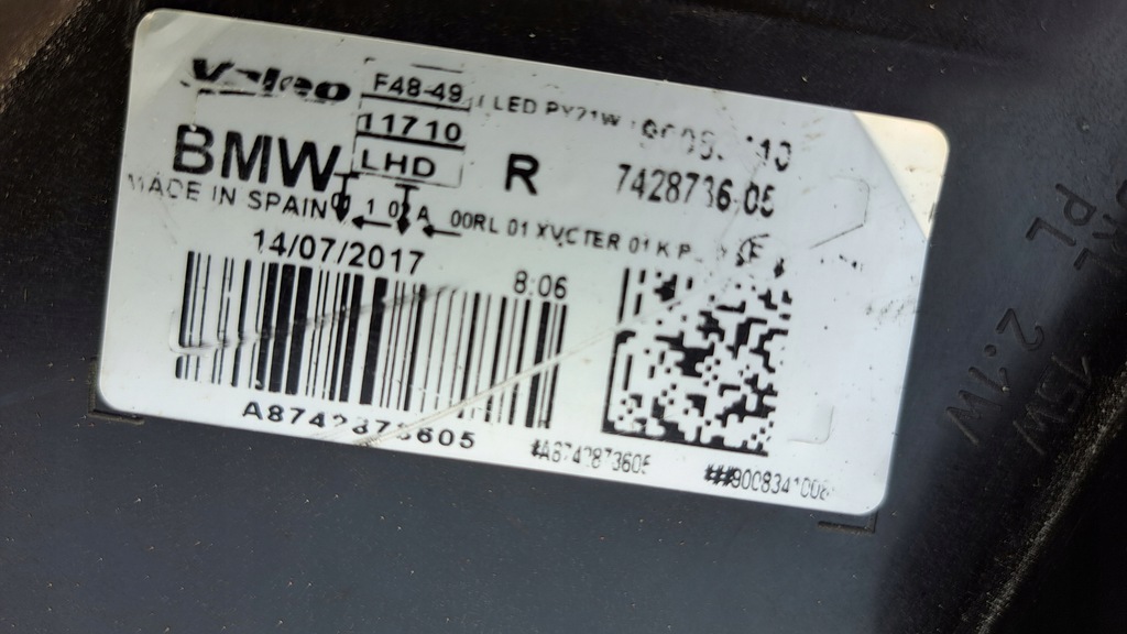 фото №6, Bmw x1 f48 full led лампа передняя