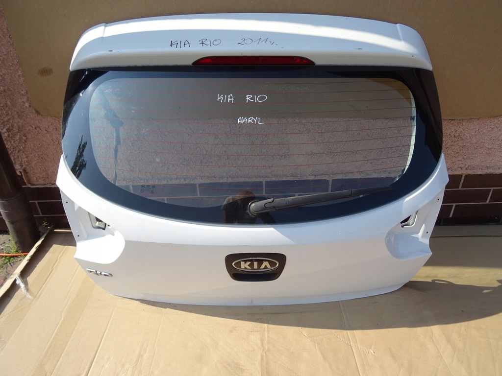 фото №1, Kia rio iii кришка багажника задня 2011r