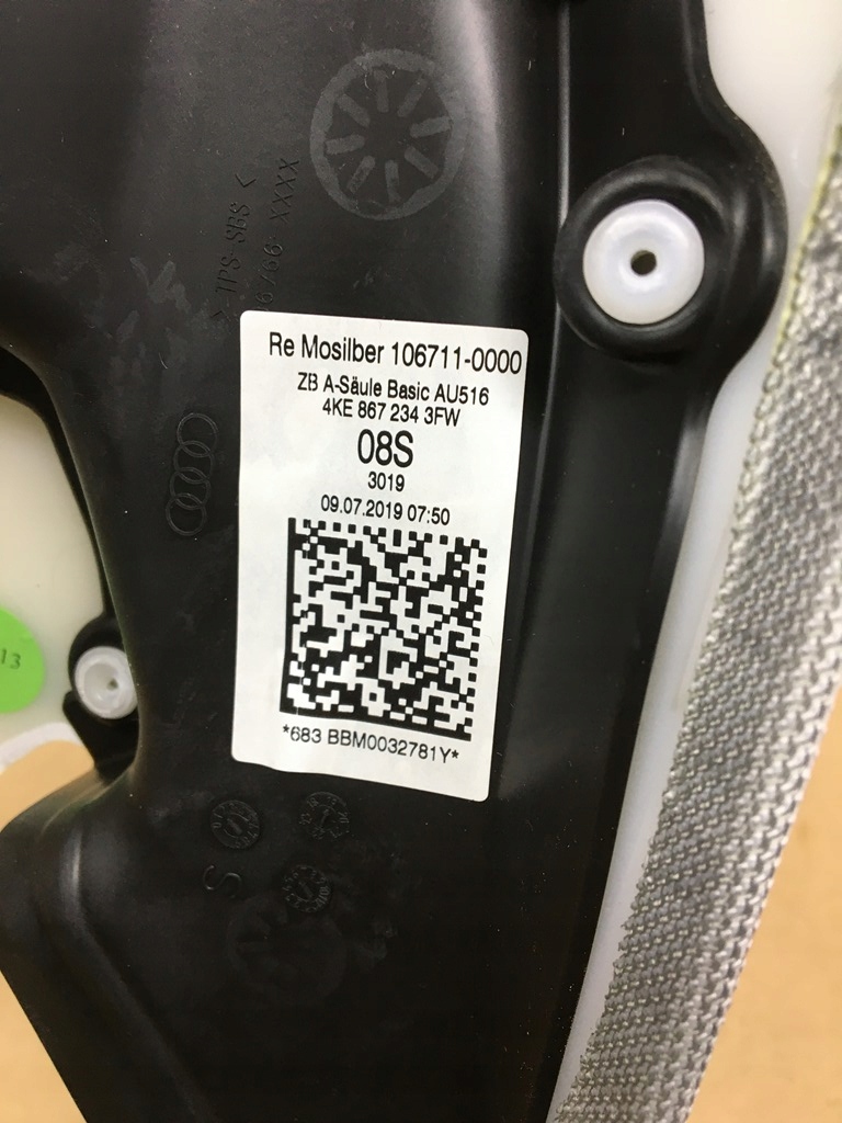 фото №9, Обшивка стійка a праве audi e-tron 4ke867234 3fw