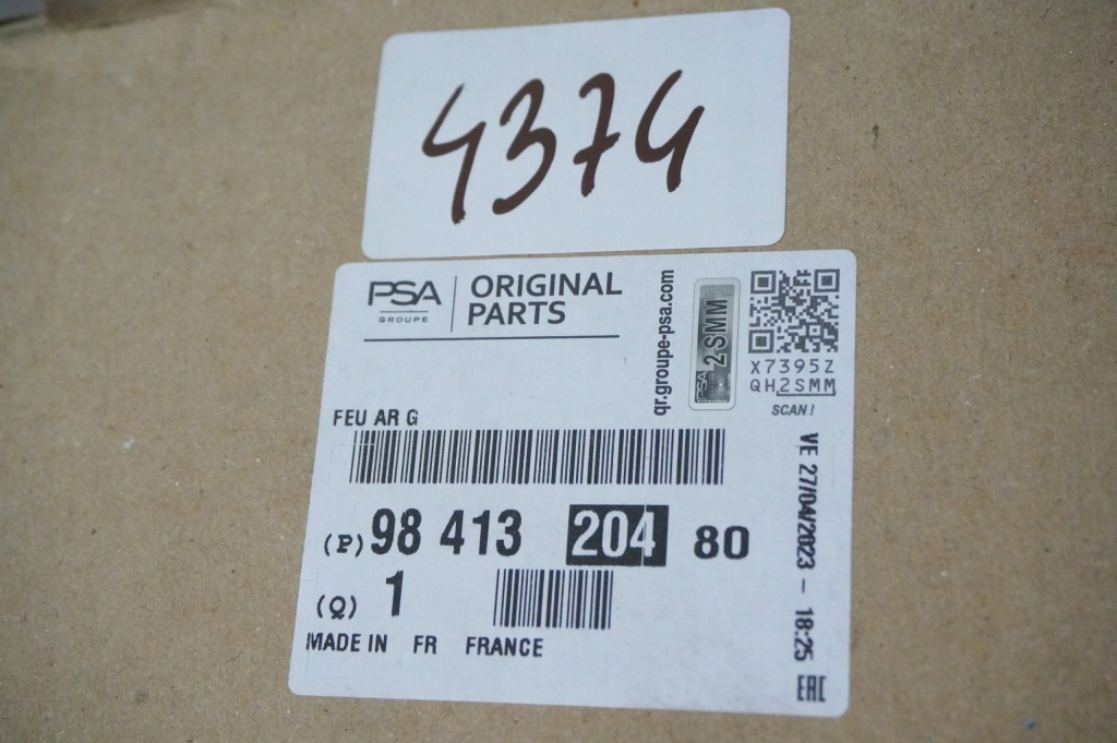 Ds7 crossback рестайлинг  22- fabrycznie nowa лампа левая задняя левый задний  оригинал Доставка