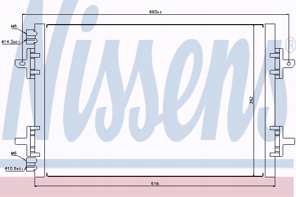 фото №9, Конденсатор кондиціонера renault avantime espace iii