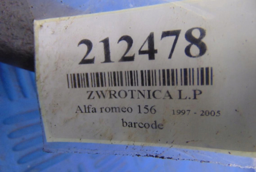 фото №5, Alfa romeo 156 1.9jtd поворотный кулак левый перед