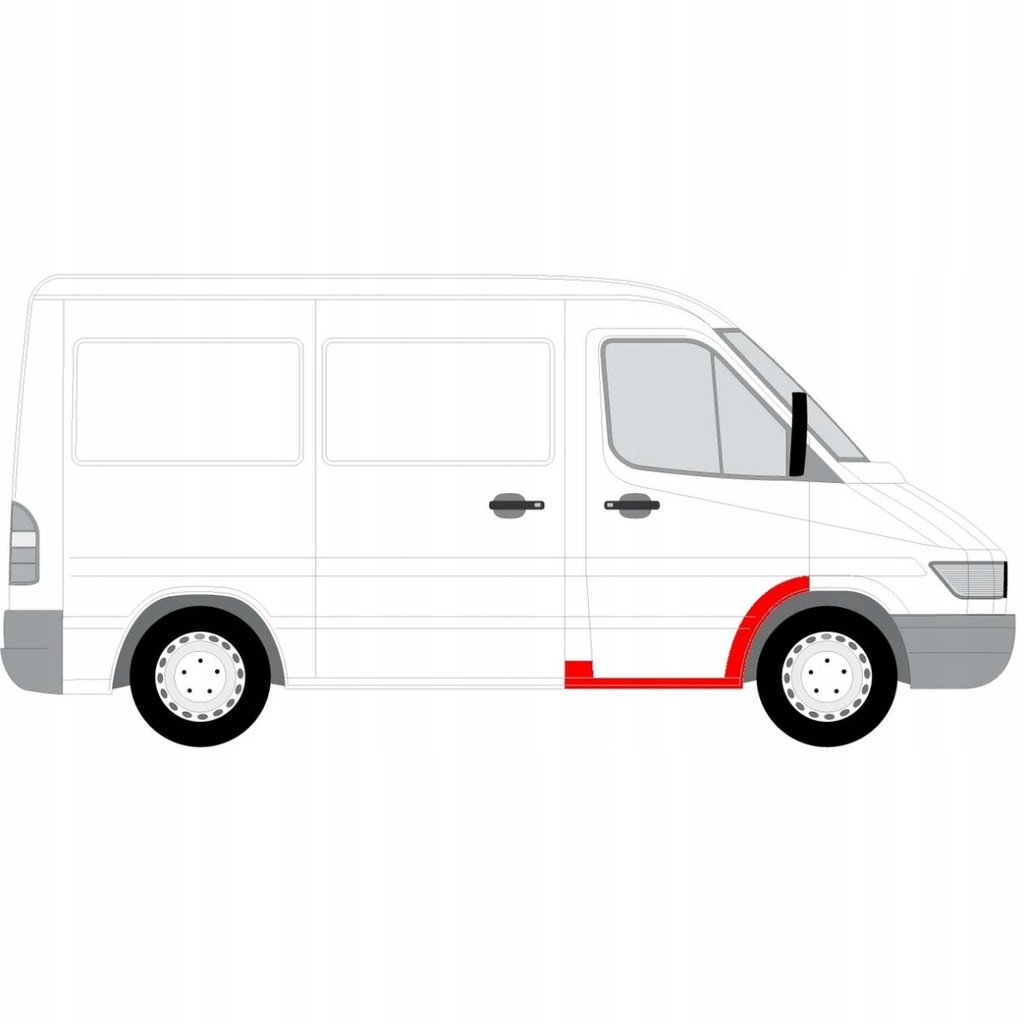 фото №2, Поріг перед правий sprinter sprinter lt ii 95-06