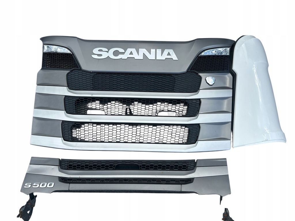 фото №5, Scania s ntg решітка радіатора капот лавка вітровик облицювання фара лампа led kpl admar