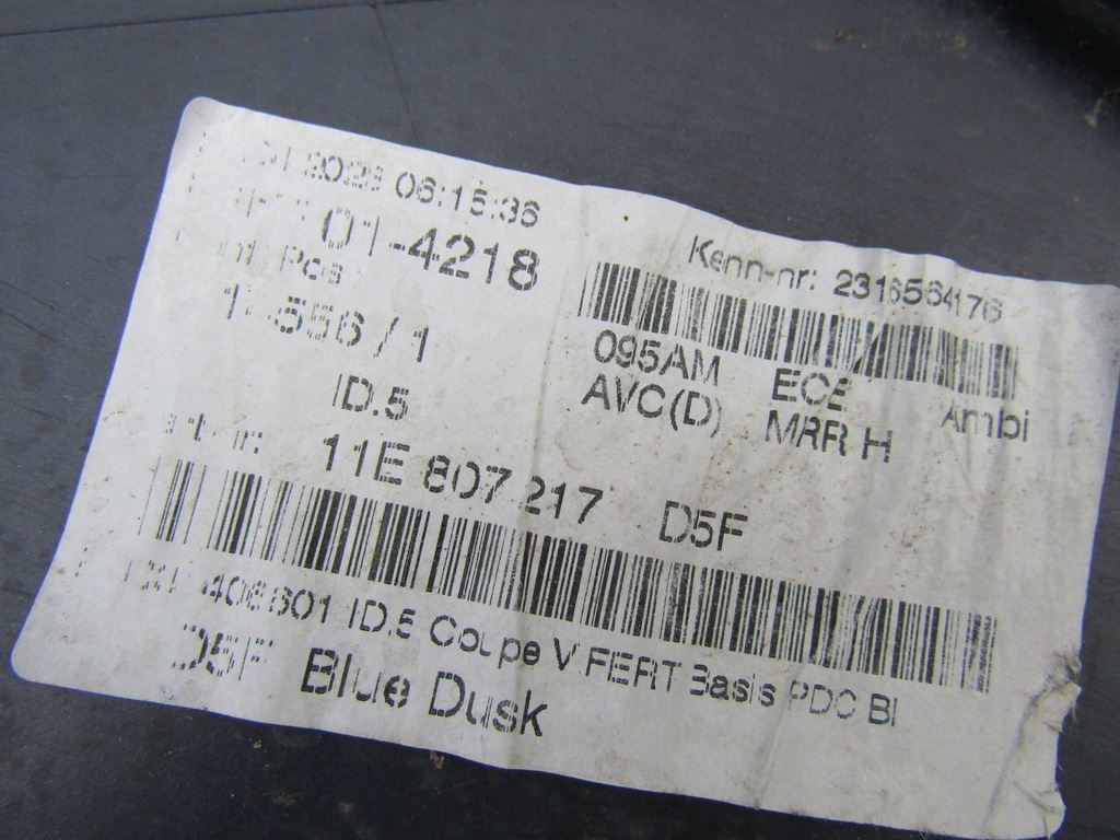 фото №11, Vw id.5 бампер перед pdc 11e807221