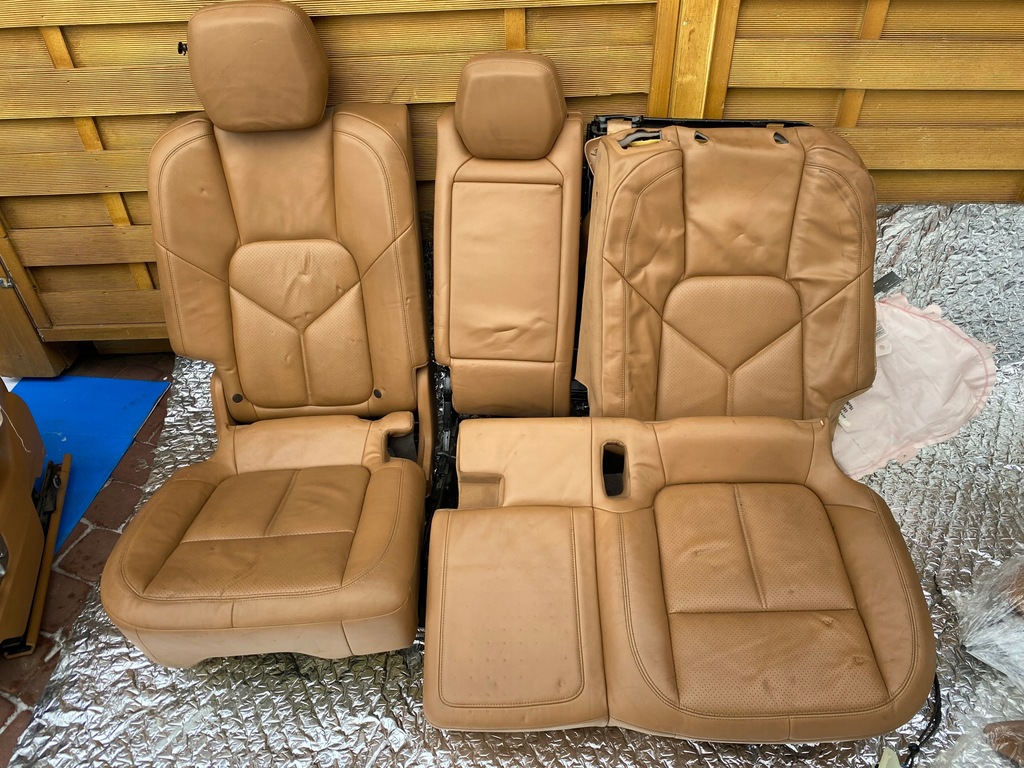 фото №12, Cayenne 7p5 4.8 сиденье водителя пассажира заднее сиденье задняя сиденья комплект espreso