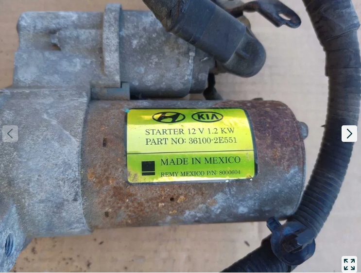 Купить Hyundai kia 36100-2e551 стартер с okablowaniem