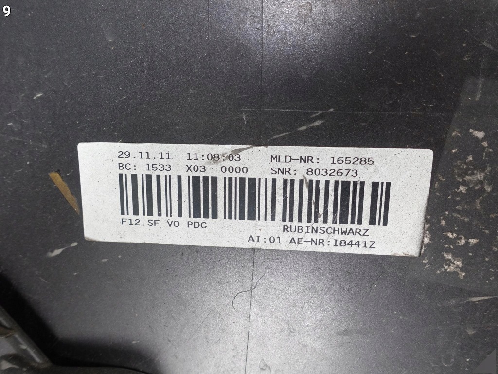 фото №10, Bmw 6 f12 f13 f06 10-14 звичайний / basis бампер перед омивачі+ 4x pdc