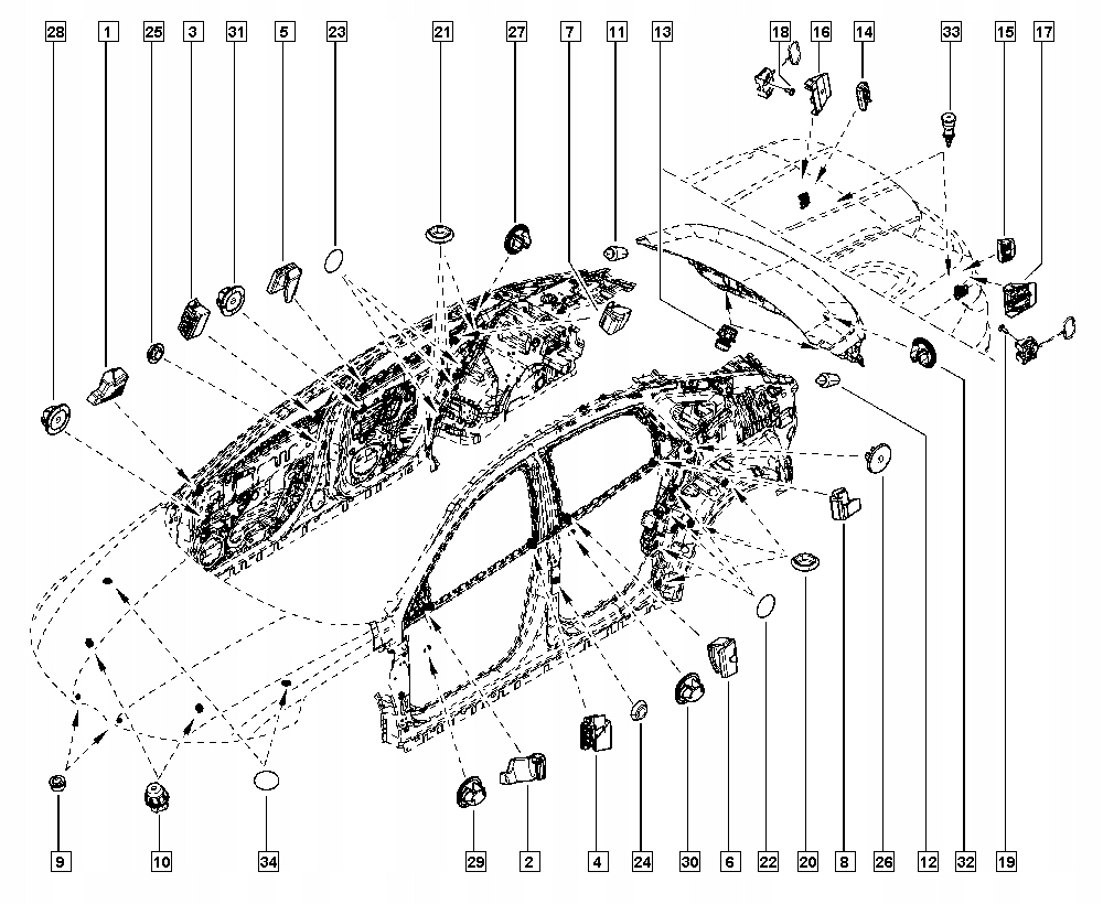 фото №4, Отбойники отбойник отбойники отбойник капот renault talisman