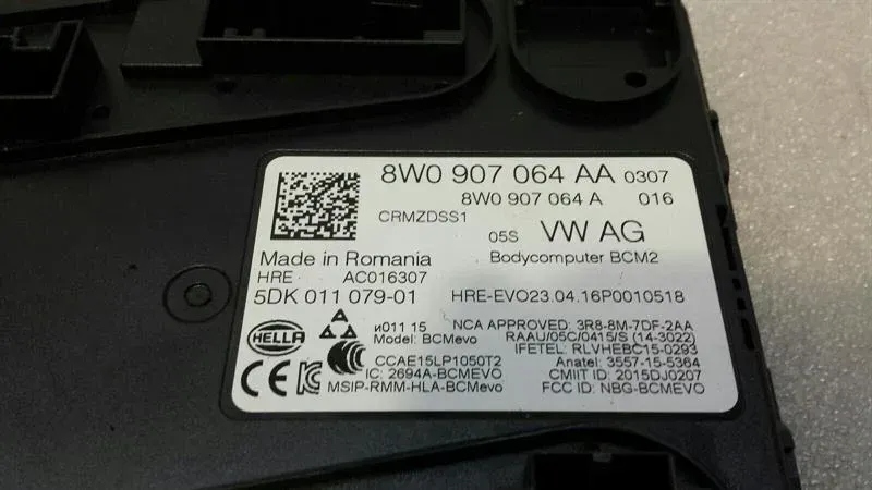 фото №2, Audi a4 8w кузов module 8w0907064aa bcm управление unit