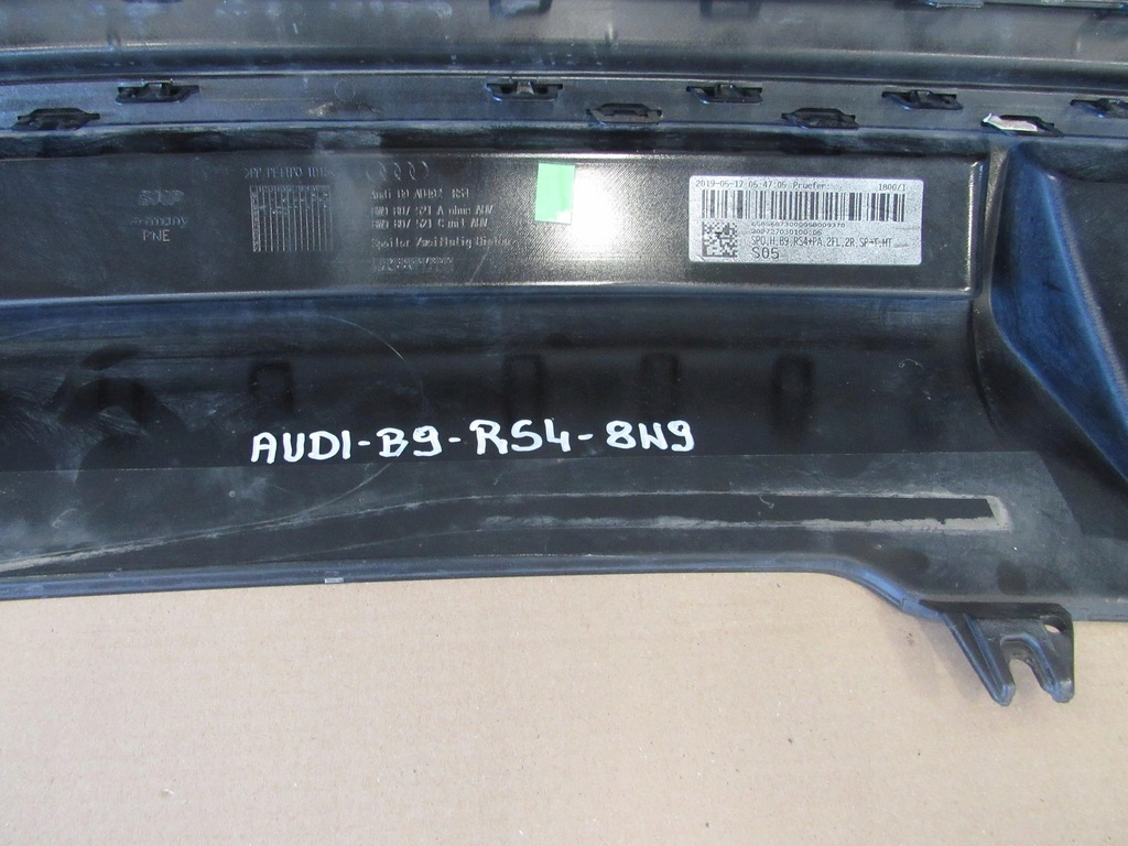 фото №7, Audi rs4 b9 спойлер бампера задня