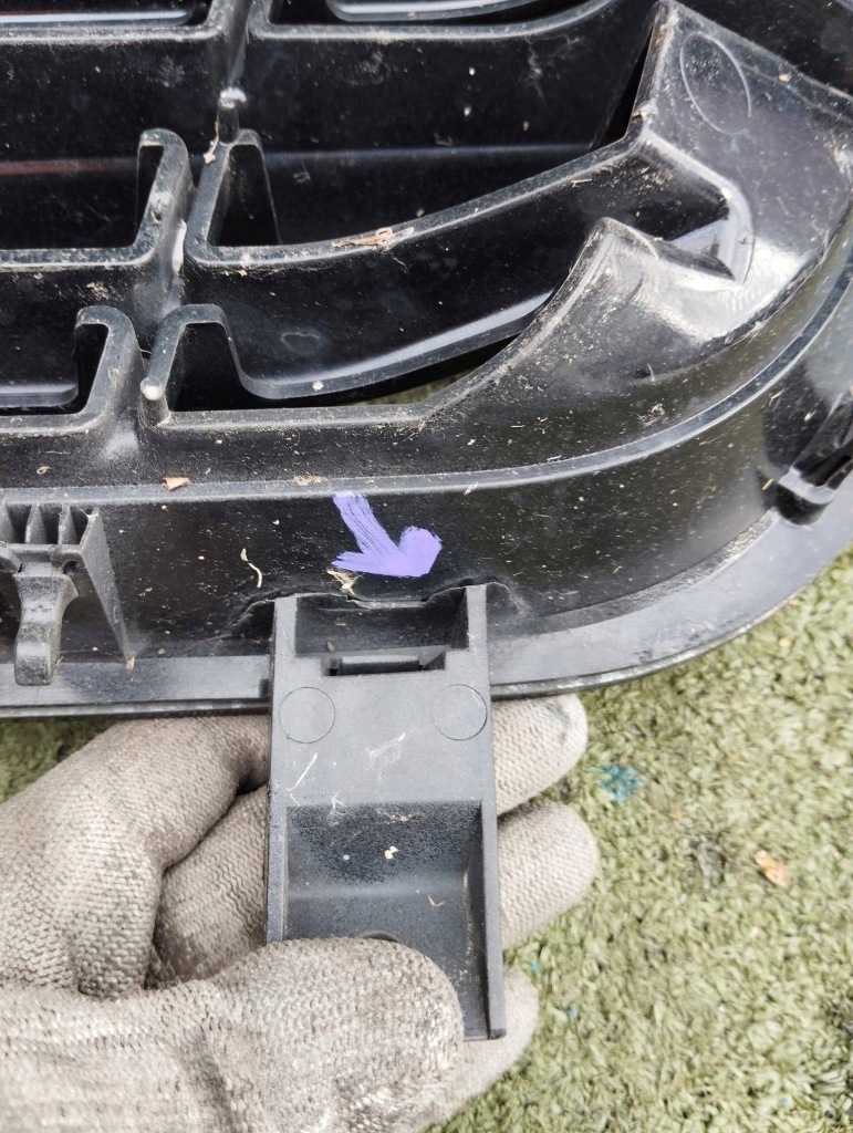 Fiat ducato iii lift 14- решётка радиатора решётка радиатора бампера перед 1314846070 чёрный с Разборки