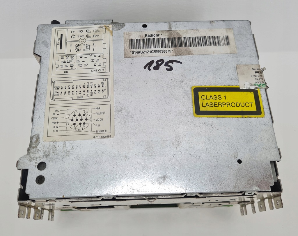 фото №4, Audi a6 c5 плита головна радіо радіо navi навігація 4b0035192k