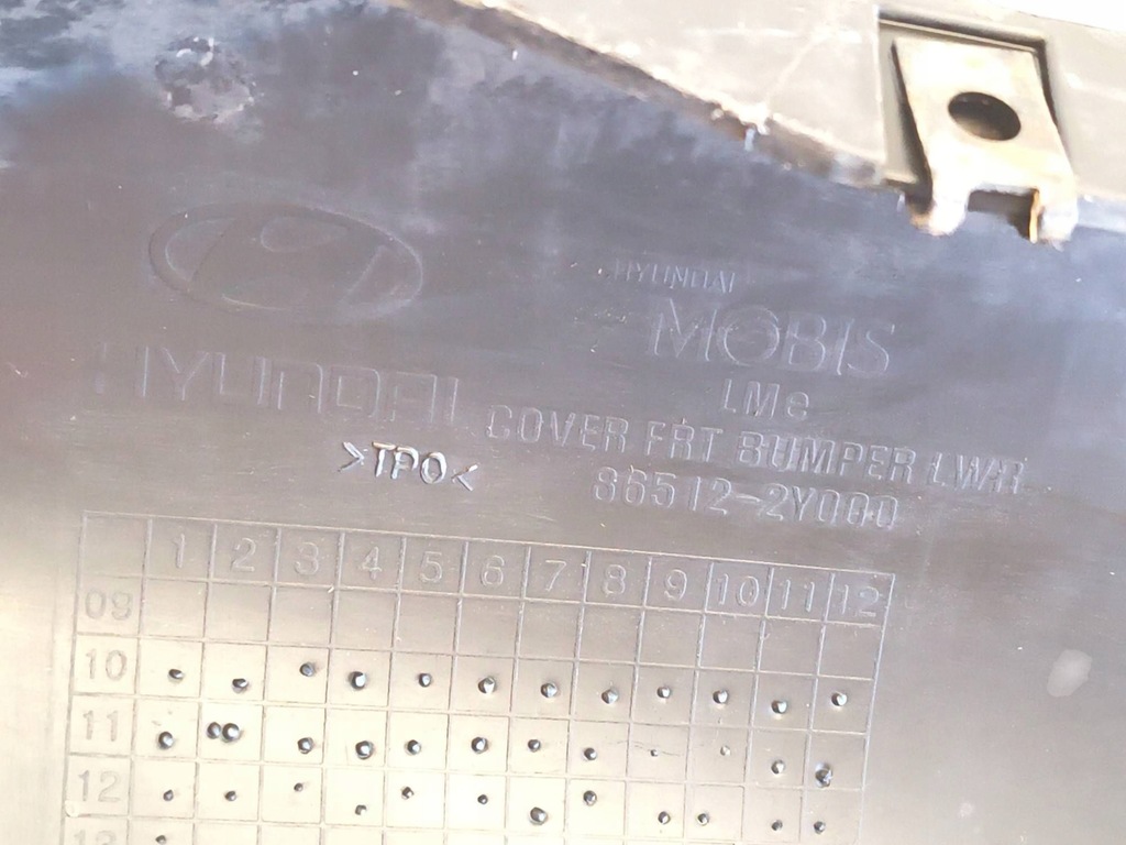 фото №9, Hyundai ix35 спойлер бампера передний накладка перед 865122y000