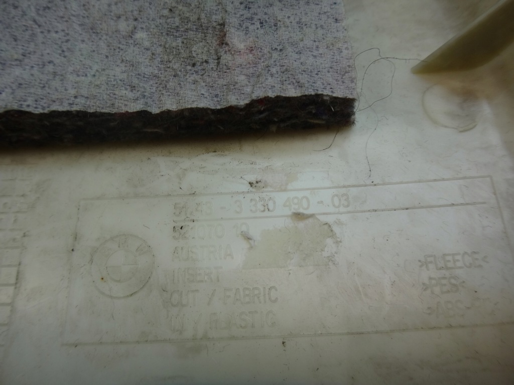 фото №6, Обивка правый задняя блок двигателя c bmw x3 e83 szary