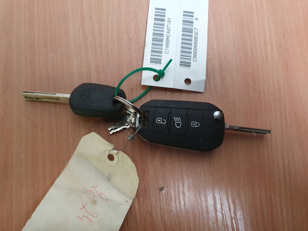 фото №5, Колонка рулевая замок зажигания ключ citroen c3 aircross lift 9821546177