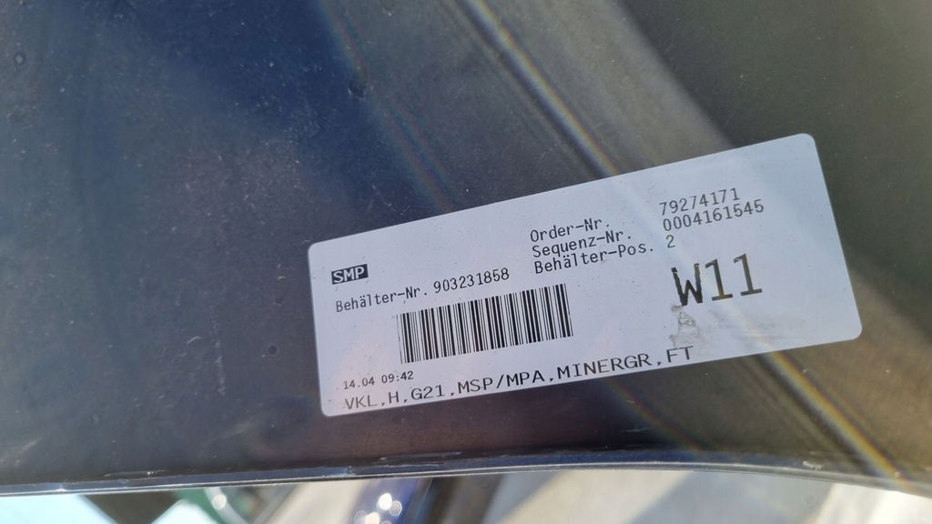 фото №9, Бампер bmw 3 g21 19-22 kombi задняя m-pakiet 6xpdc