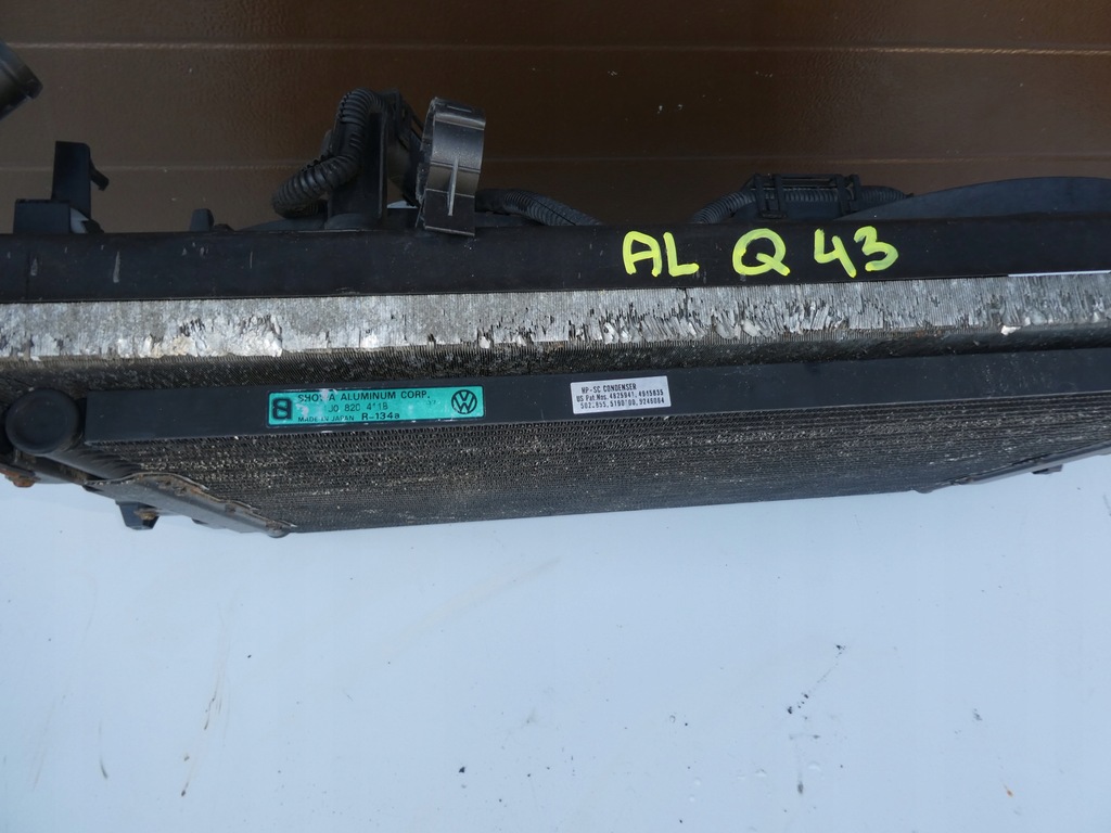 фото №4, Комплект радіатор skoda octavia i vw 1j0121253h