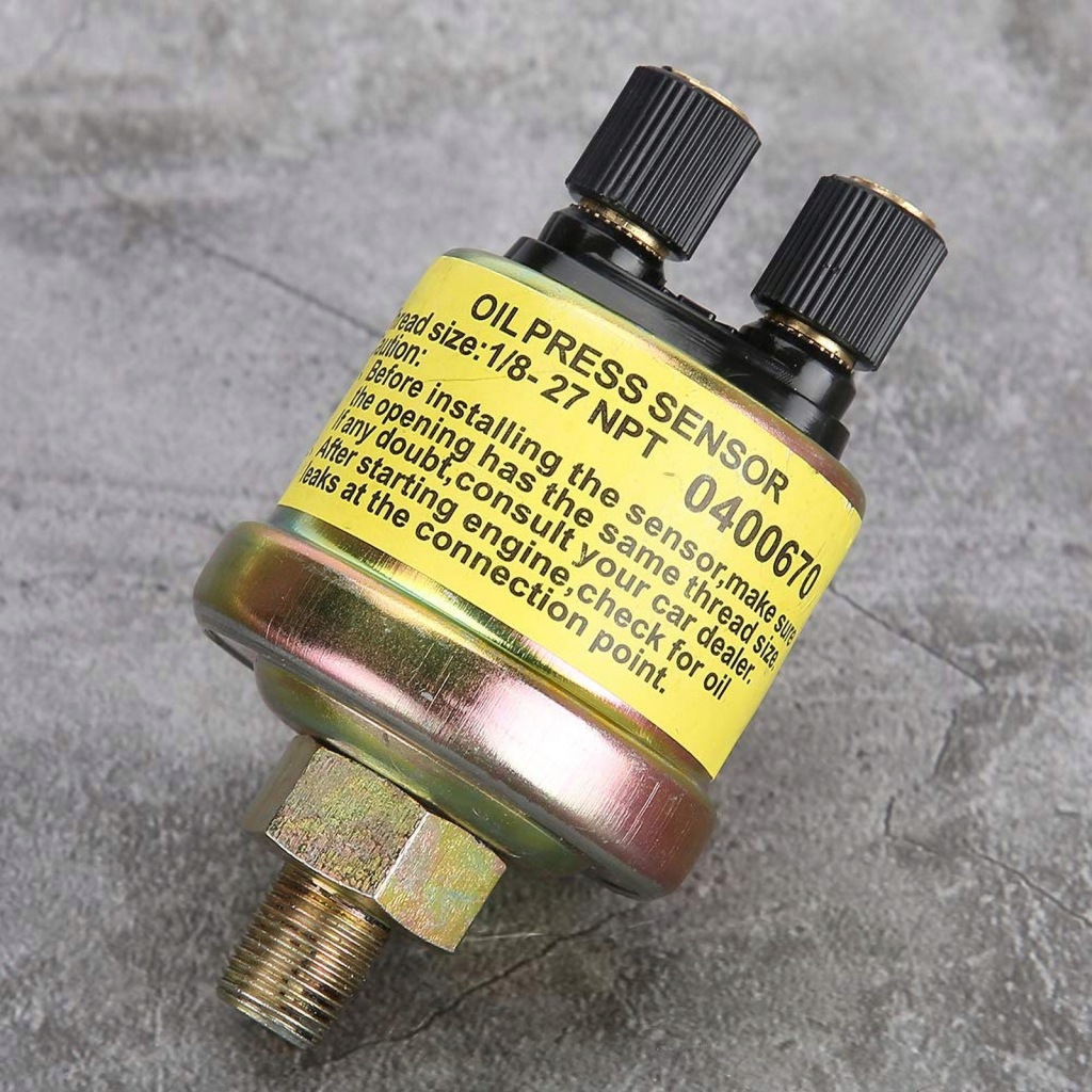 Універсальний датчик тиску оливи 0-10bar 1/8npt датчик тиску оливи Зі Шроту