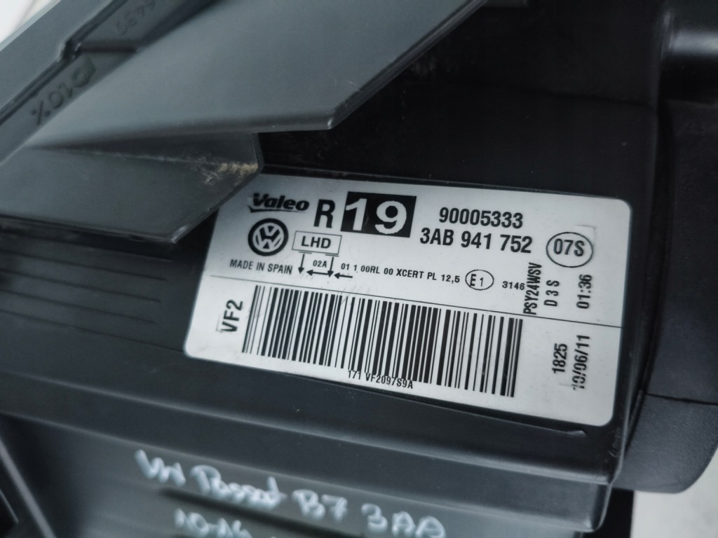 фото №11, Лампа правая фара vw passat b7 3aa 10-14 ксенон led