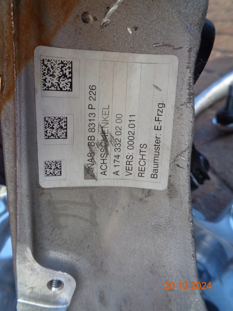 фото №7, Поворотний кулак амортизатор важіль комплект ліва права mercedes w174 cla najnowsz.