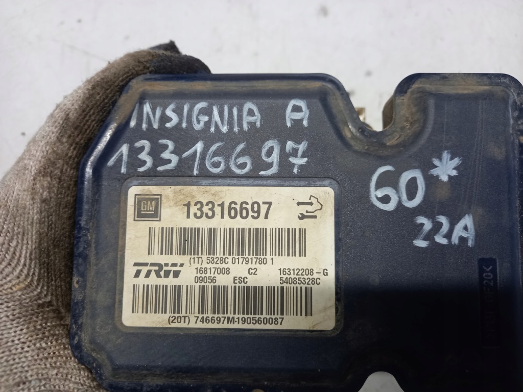 фото №4, Opel оригінальний номер 13316697 насос abs