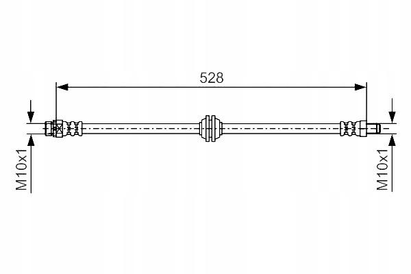 фото №2, Шланг гальмівний гнучкий перед l/p mini r56 r57 r58 r59 clubman