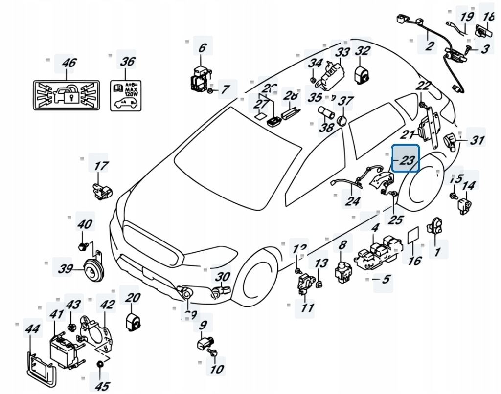 фото №9, Suzuki sx4 s-cross 18r 1.4t lift датчик выравнивание света позиционер