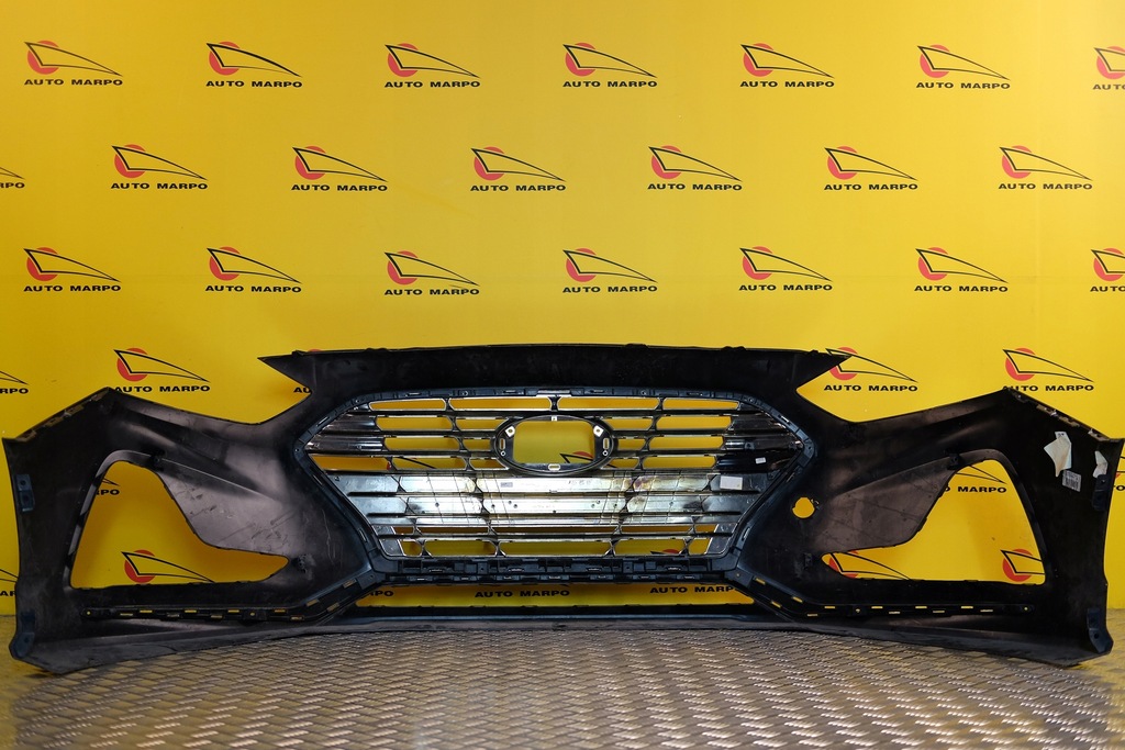 фото №9, Hyundai sonata 2017-2019 бампер перед решітка радіатора