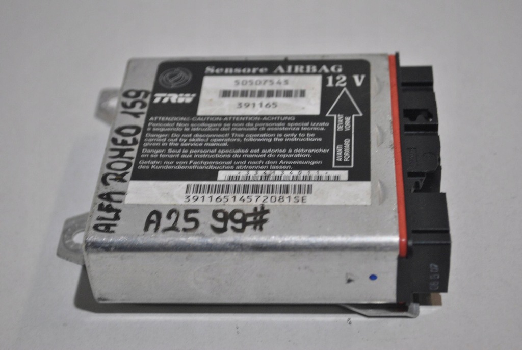 фото №1, Модуль датчик подушка безпеки alfa romeo 159 50507543