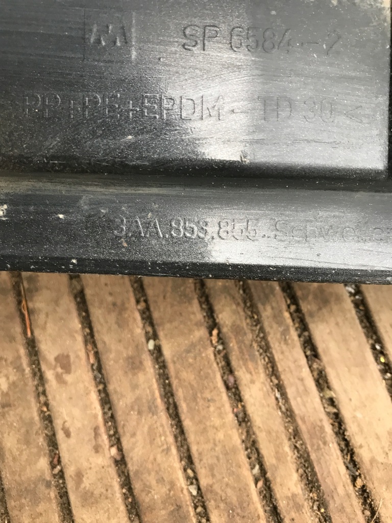 фото №6, Молдинг поріг ліва vw passat b7 3aa853855