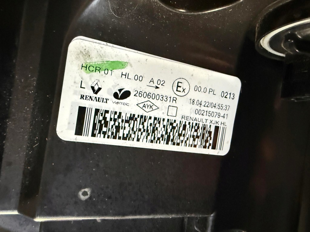 Фара перед передня ліва renault kangoo 3 3 iv 4 2021- + led 260600331r Доставка