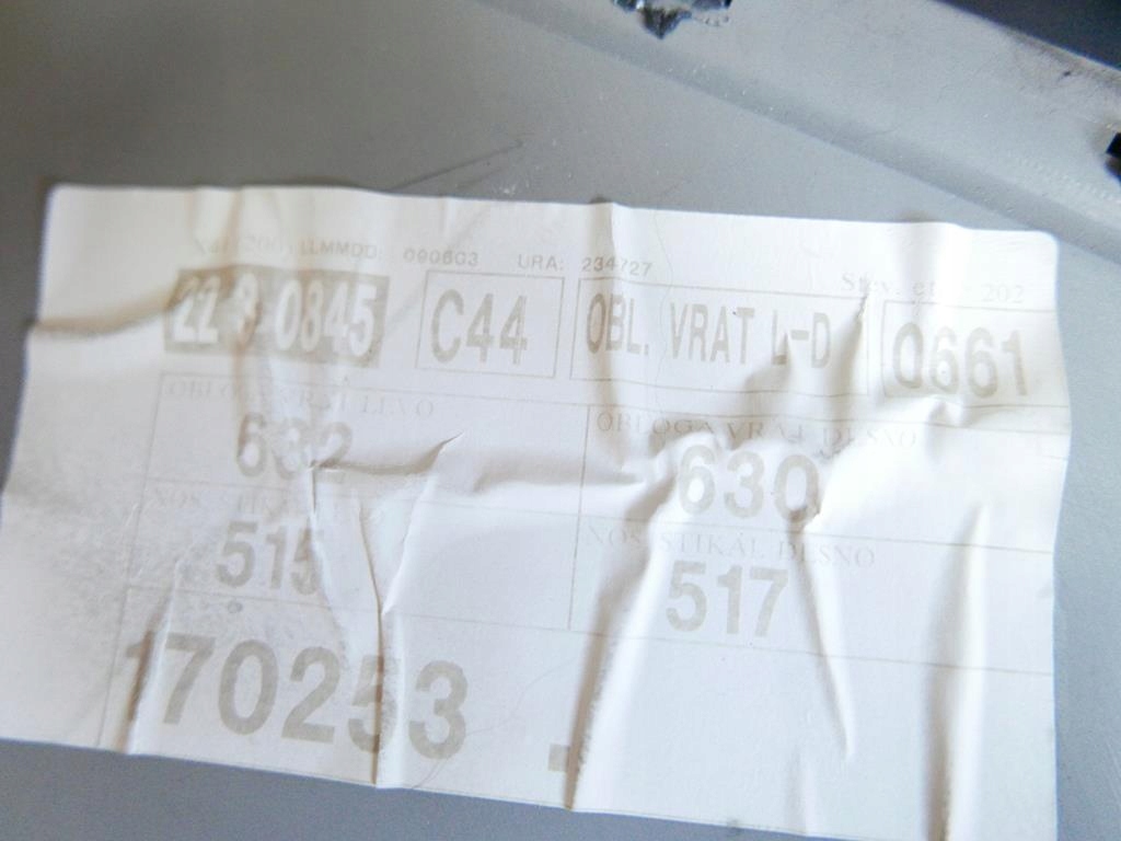 фото №8, Обивка обшивка левый перед renault twingo ii phi