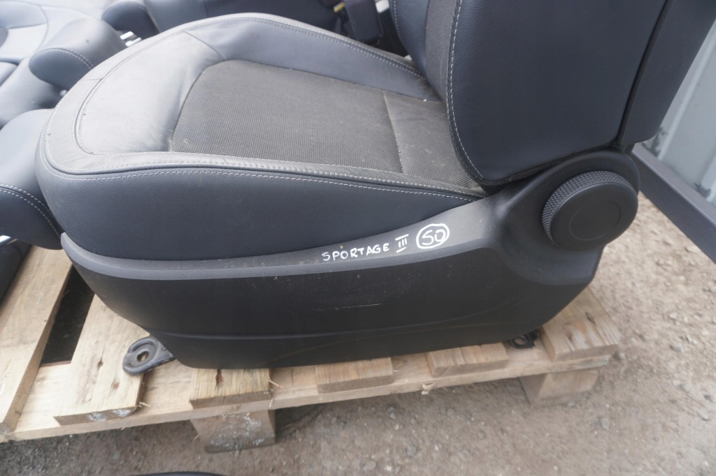 фото №12, Kia sportage iii sl сиденья заднее сиденье czarna кожа uk обивка 2012rok