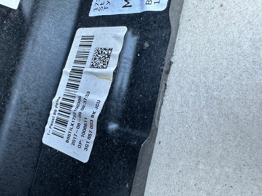 фото №7, Консоль подушка безопасности подушки безопасности vw passat b8 оригинал