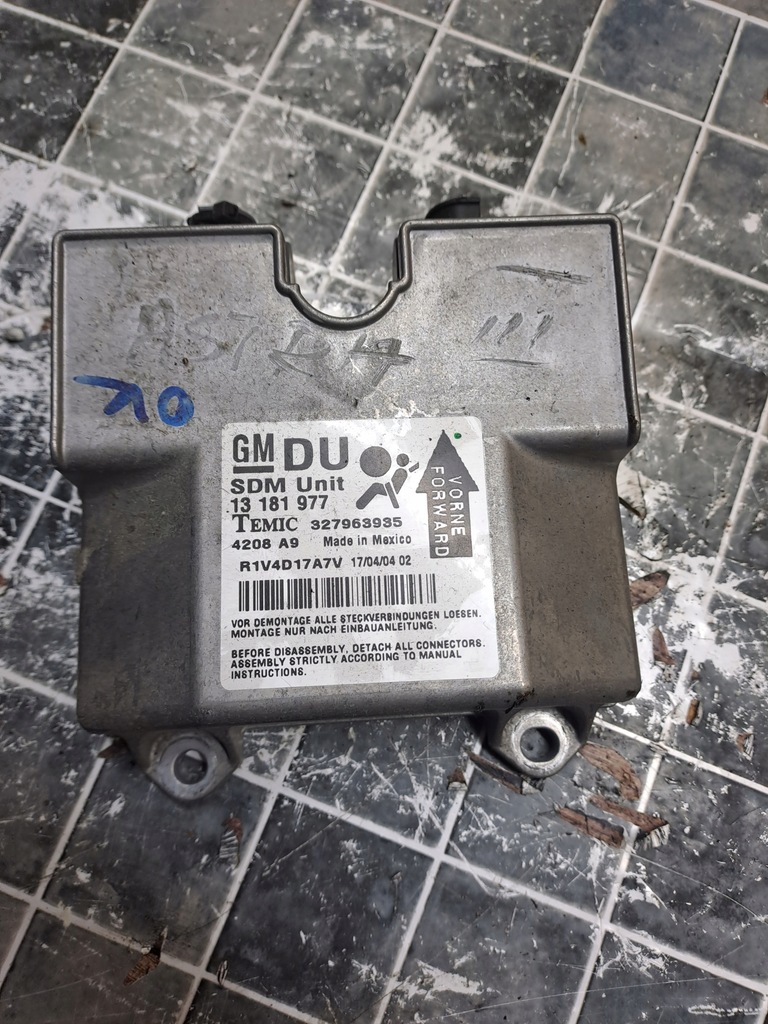 фото №1, Датчик подушка безпеки 13181977 opel astra h