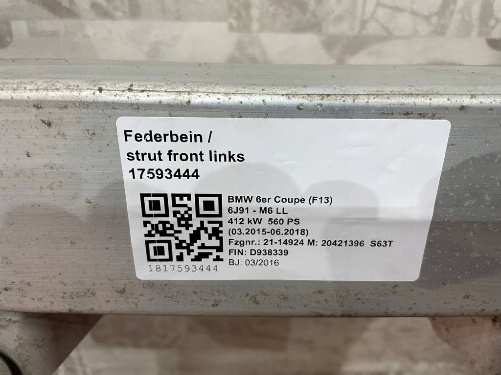 фото №16, Підрамник підрамник перед bmw m6 f06 f12 f13 m5 f10